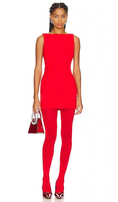 Shop L'academie Arley Dress In Red