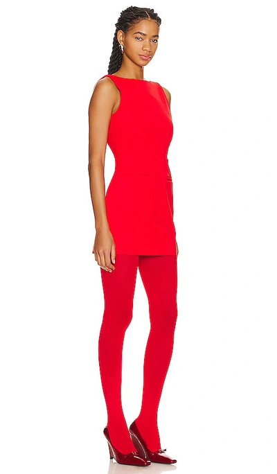 Shop L'academie Arley Dress In Red