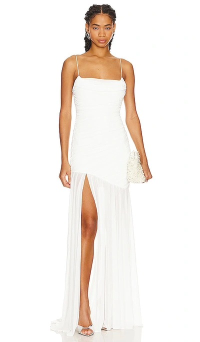 Shop Retroféte Alessia Dress In White