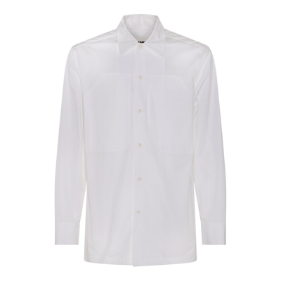 Shop Jil Sander Buttoned Long In White