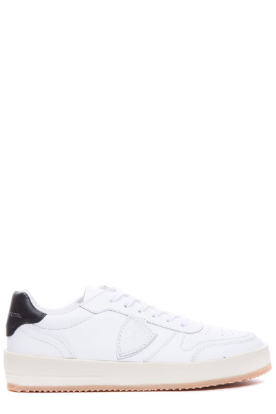 Shop Philippe Model Paris Philippe Model Logo Patch Low In White