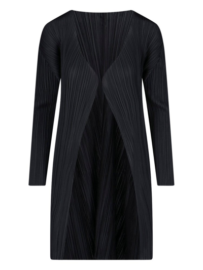 Shop Issey Miyake Pleats Please  Pleated V In Black