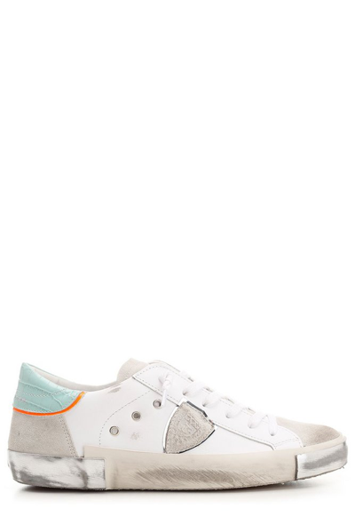 Shop Philippe Model Paris Philippe Model Logo Patch Low In White