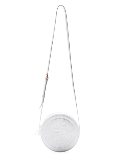 Shop Altuzarra Women's Medallion Coin Leather Crossbody Bag In Optic White
