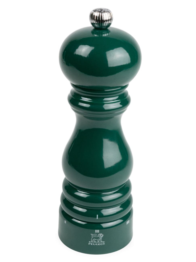 Shop Peugeot Paris U'select Manual Wooden Pepper Mill In Forest Green