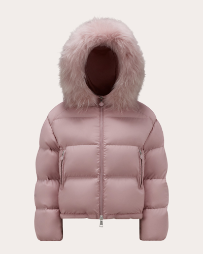 Shop Moncler Women's Mino Short Down Jacket In Pink