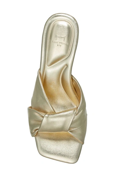 Shop Marc Fisher Ltd Calia Sandal In Gold 710