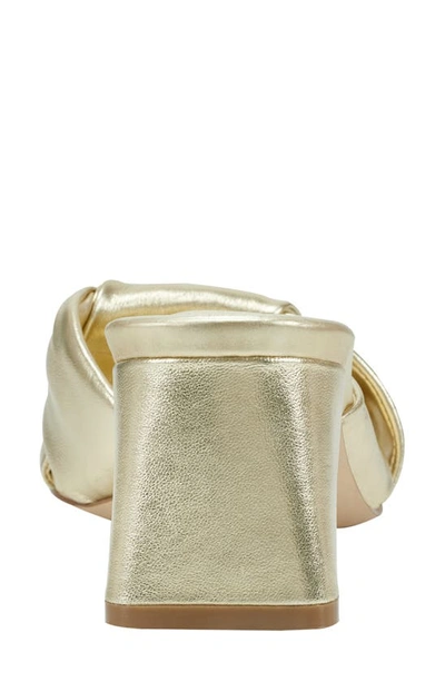 Shop Marc Fisher Ltd Calia Sandal In Gold 710