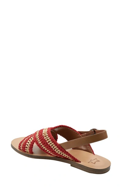 Shop Marc Fisher Ltd Lonnie Slingback Sandal In Medium Red