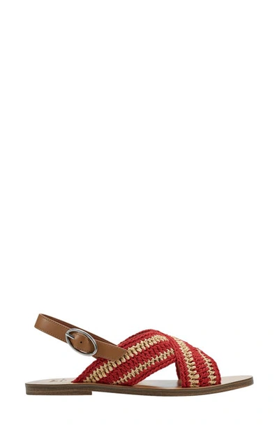 Shop Marc Fisher Ltd Lonnie Slingback Sandal In Medium Red