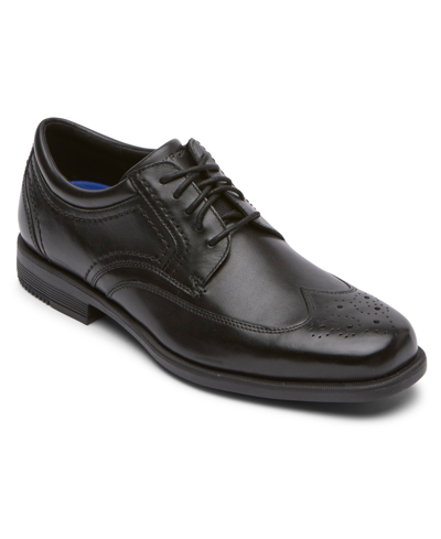 Shop Rockport Men's Isaac Wingtip Shoes In Black