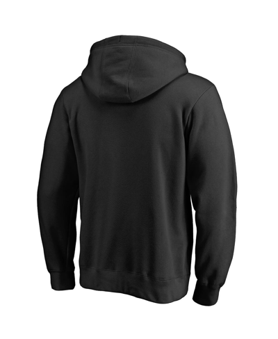 Fanatics Branded Black Portland Trail Blazers Static Logo Pullover Hoodie In Black
