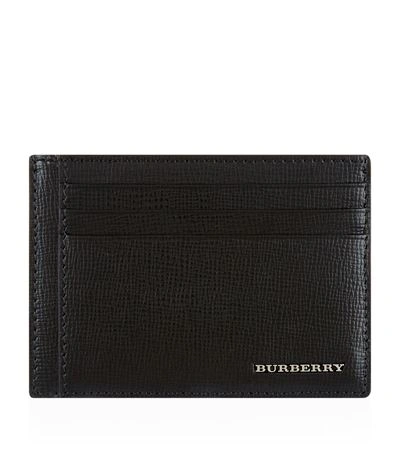 Shop Burberry Saffiano Leather Card Holder