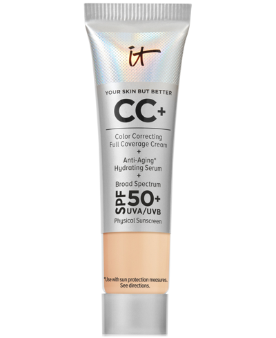 Shop It Cosmetics Cc+ Cream With Spf 50+ Travel Size In Light Medium