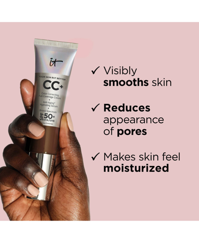 Shop It Cosmetics Cc+ Cream With Spf 50+ Travel Size In Light Medium