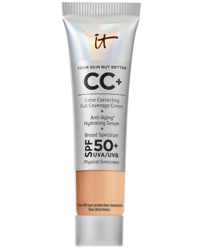Shop It Cosmetics Cc+ Cream With Spf 50+ Travel Size In Neutral Medium