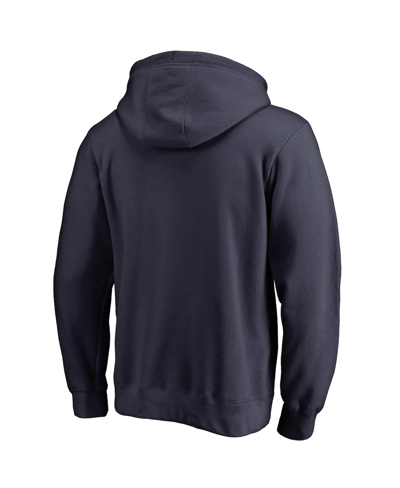 Fanatics Branded Navy Boston Red Sox Static Logo Pullover Hoodie In Navy