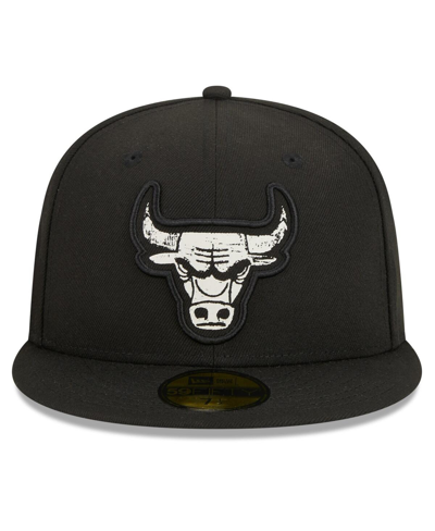 Shop New Era Men's  Black Chicago Bulls 2023/24 City Edition Alternate 59fifty Fitted Hat