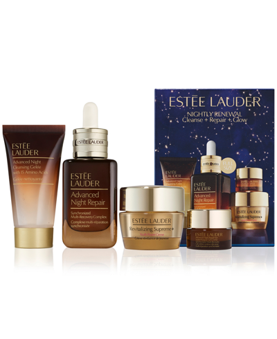 Shop Estée Lauder 4-pc. Nightly Renewal Skincare Set In No Color