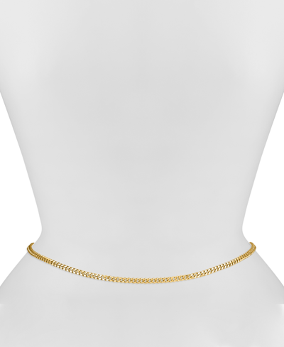 Shop Oma The Label 18k Gold-plated Cuban Link Waist Chain