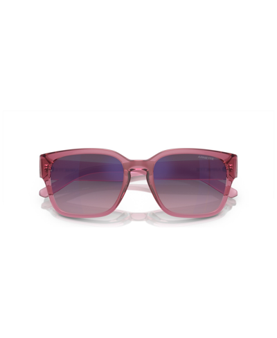 Shop Arnette Men's Hamie Sunglasses, Mirror Gradient An4325 In Transparent Pink