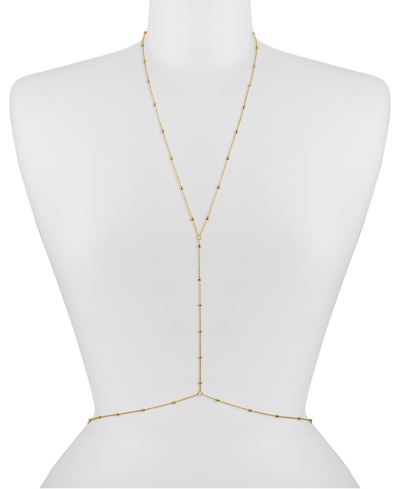 Shop Oma The Label 18k Gold-plated Dainty Bead Body Chain