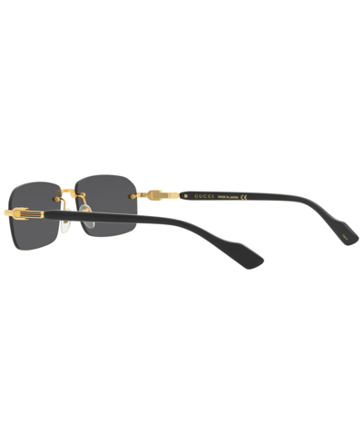 Shop Gucci Men's Gg1221s Sunglasses Gc001968 In Gold