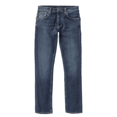 Shop Nudie Jeans Grim Tim Slim Fit Jeans (indigo Myth)