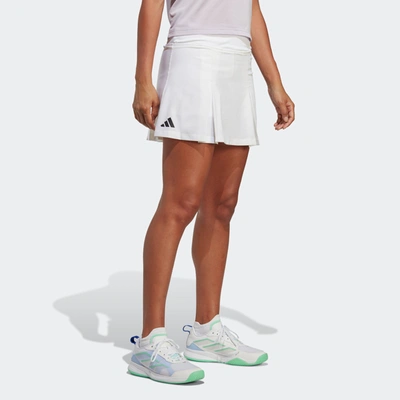 Shop Adidas Originals Women's Adidas Club Tennis Pleated Skirt In White