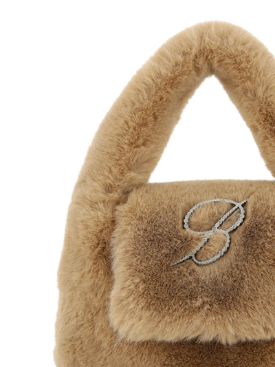 Shop Blumarine Eco Fur Bag