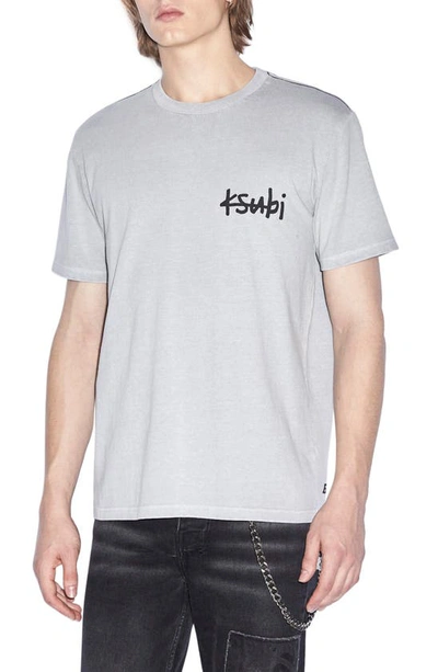 Shop Ksubi Lock Up Kash Graphic T-shirt In Grey