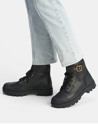 Shop Coach Trooper Combat Boots In Black