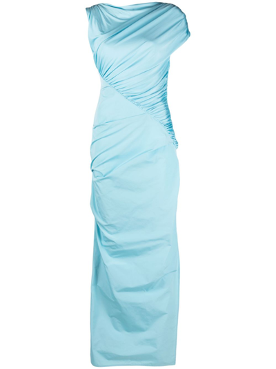 Shop Paris Georgia Kaya Maxi Dress - Women's - Spandex/elastane/viscose/polyester/cotton In Blue