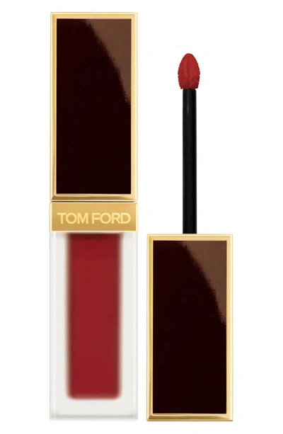 Shop Tom Ford Liquid Lip Luxe Matte In 133 Scarlet Stiletto