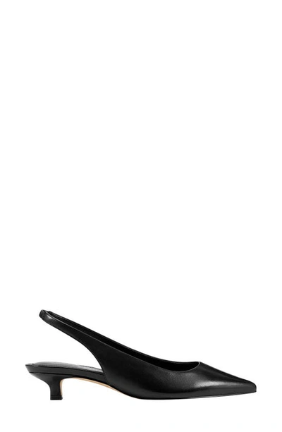 Shop Marc Fisher Ltd Posey Kitten Heel Slingback Pump In Black