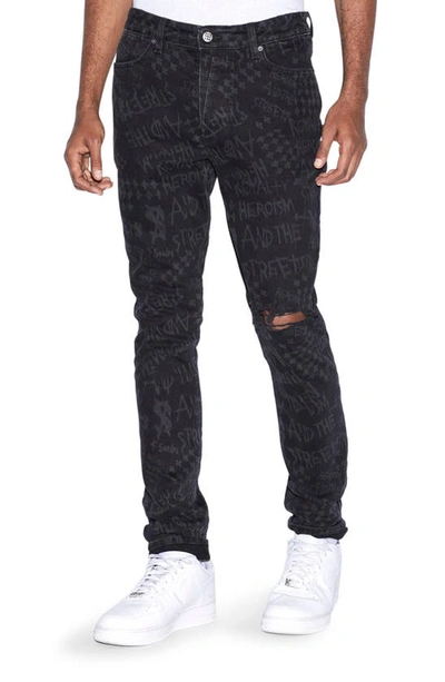 Shop Ksubi Van Winkle Heroism Slim Fit Jeans In Black