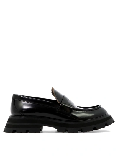 Shop Alexander Mcqueen "wander" Loafers In Black