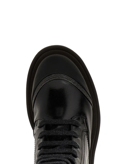 Shop Brunello Cucinelli 'monile' Ankle Boots In Black