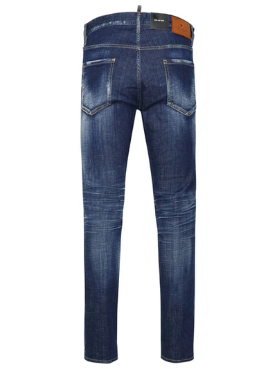 Shop Dsquared2 Cool Guy Blue Cotton Jeans