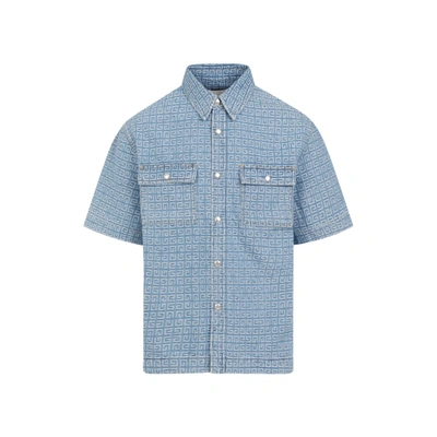 Shop Givenchy Shirt In Blue