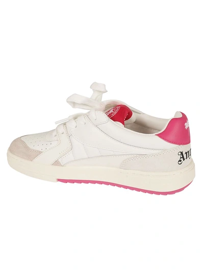 Shop Palm Angels - Low-top Sneakers In White Fuch