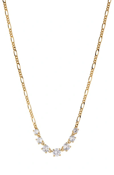 Shop Ajoa Cz Pendant Necklace In Gold