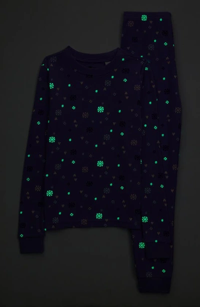 Tucker + Tate Kids' Glow In Purple Jacquard Folk Glow