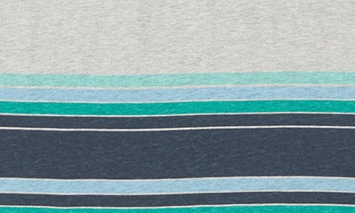 Volcom Kids' Bandstone Stripe T-shirt In Grey