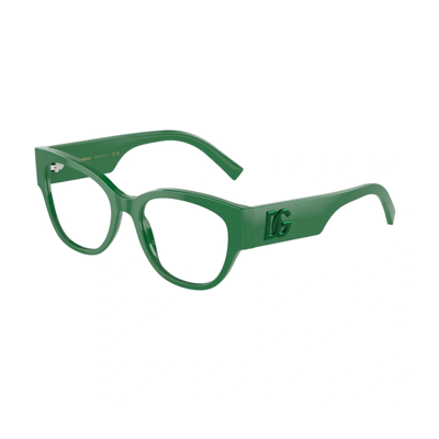 Shop Dolce &amp; Gabbana Eyewear Dg3377 3311 Glasses In Verde