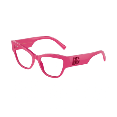 Shop Dolce &amp; Gabbana Eyewear Dg3378 3262 Glasses In Rosa