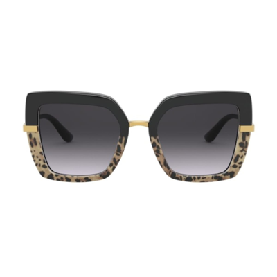 Shop Dolce &amp; Gabbana Eyewear Dg4373 32448g Sunglasses In Nero