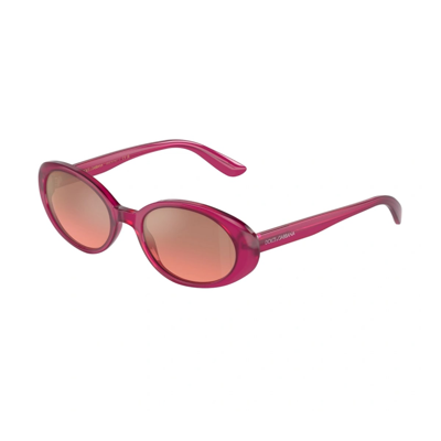 Shop Dolce &amp; Gabbana Eyewear Dg4443 32266f Sunglasses In Rosa