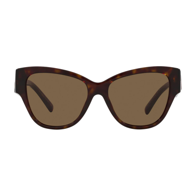 Shop Dolce &amp; Gabbana Eyewear Dg4449 502/73 Sunglasses In Marrone