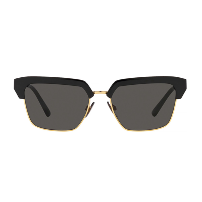 Shop Dolce &amp; Gabbana Eyewear Dg6185 501/87 Sunglasses In Nero
